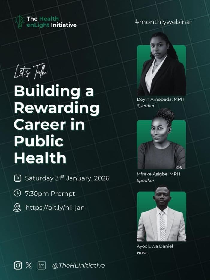 Building a career in public health (1)
