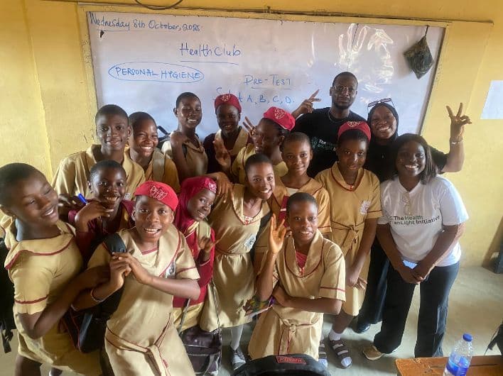 School Health Club at Wesley Girls Junior Secondary School (1)