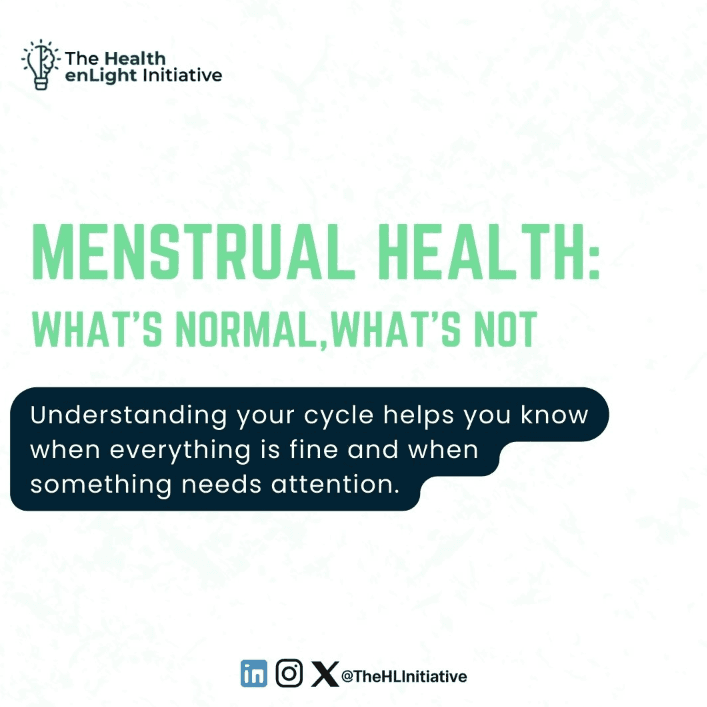 Menstral Health: What’s Normal, What’s Not